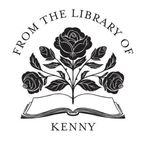 Book of Roses Custom Stamp
