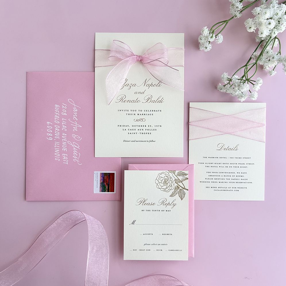 Natural Love Wedding Invitation - Image 2