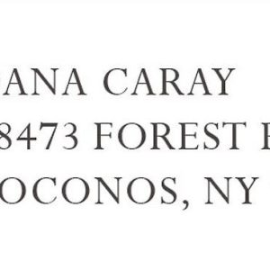 Delicate Florals Return Address Label
