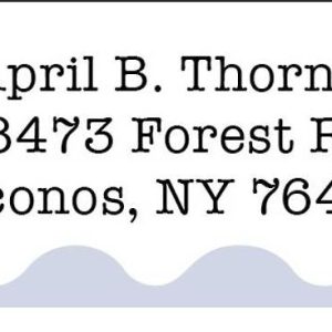 Earthen Scallops Return Address Label