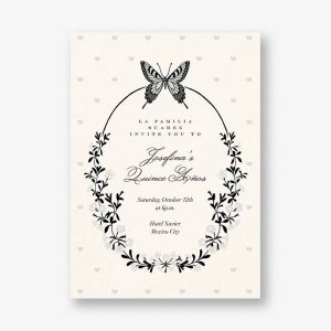 Wing of Love Quinceanera Invitation