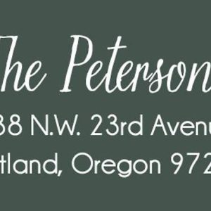 Playful Pine Boughs Holiday Return Address Label
