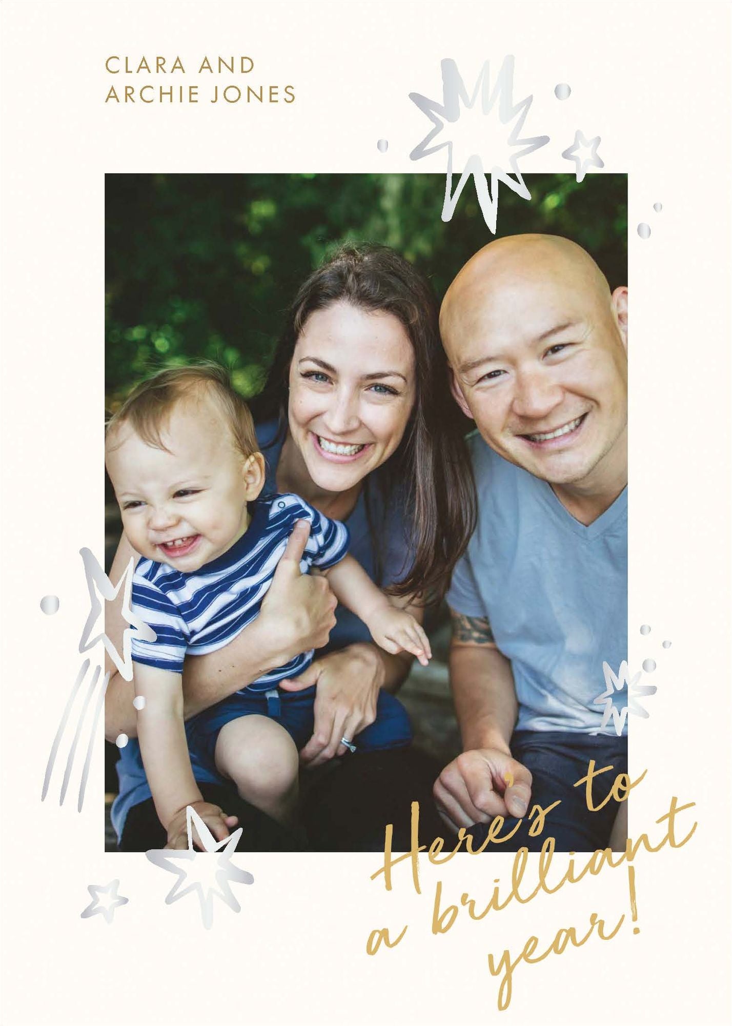 Brilliant Light Holiday Photo Card - Image 2
