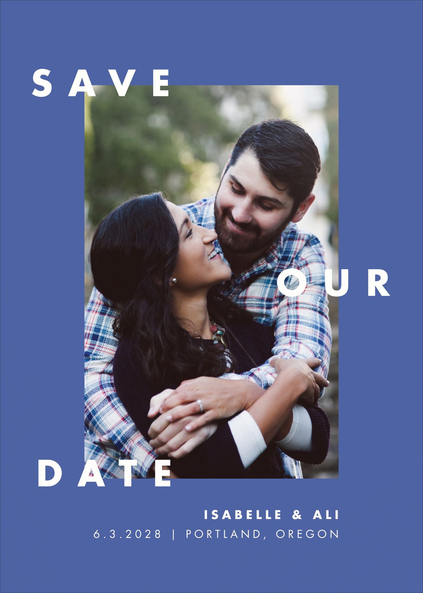 Bold Typography Save the Date - Image 3