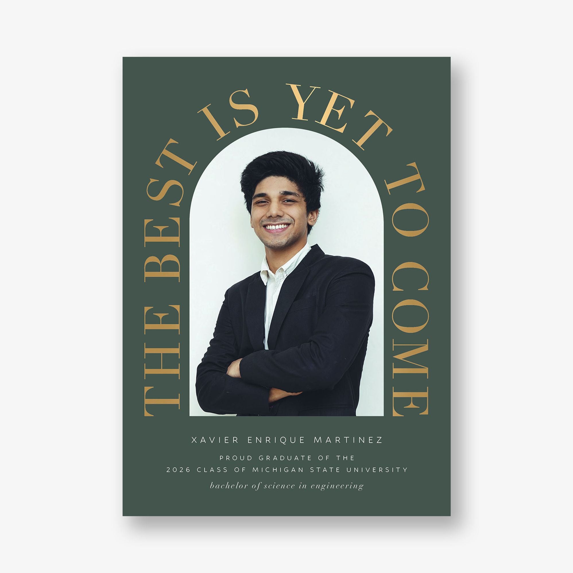 Grand Arch Foil Photo Graduation Announcement - Image 12