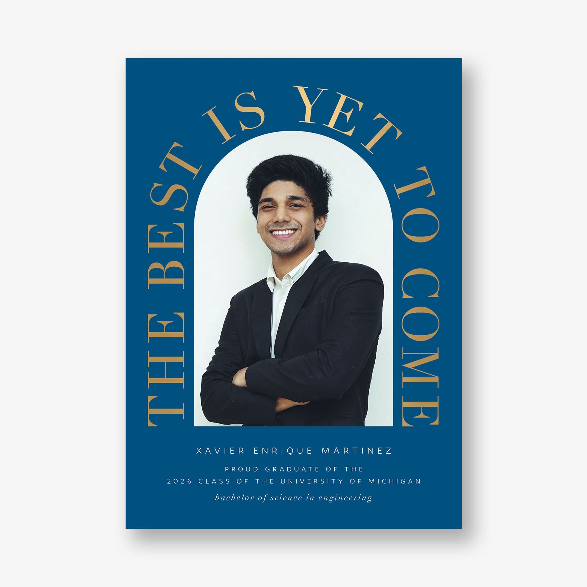 Grand Arch Foil Photo Graduation Announcement - Image 13