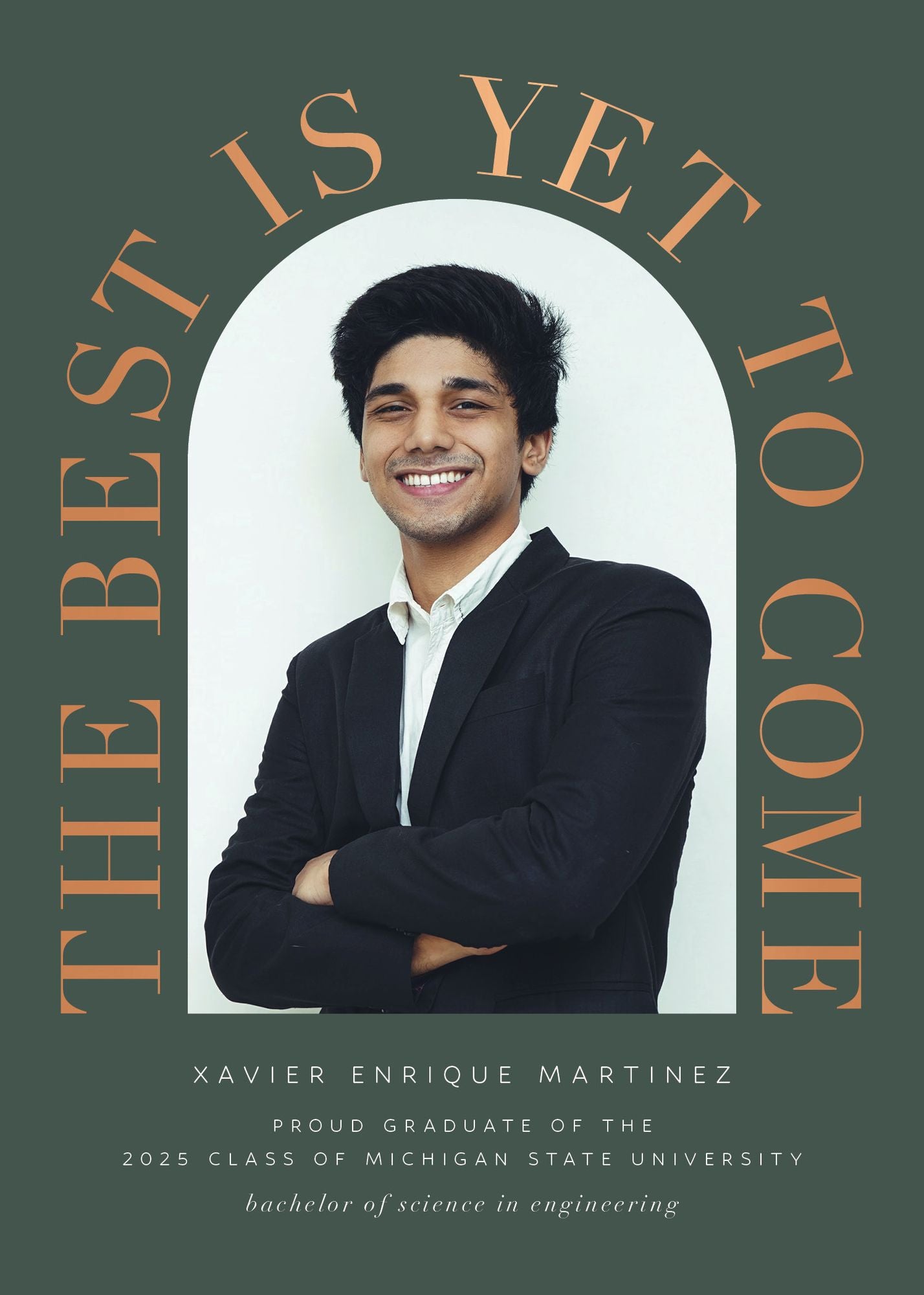 Grand Arch Foil Photo Graduation Announcement - Image 6