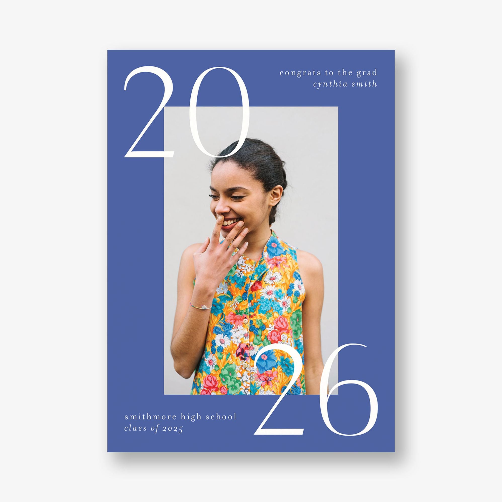 Big Bright Border Photo Graduation Announcement - Image 9