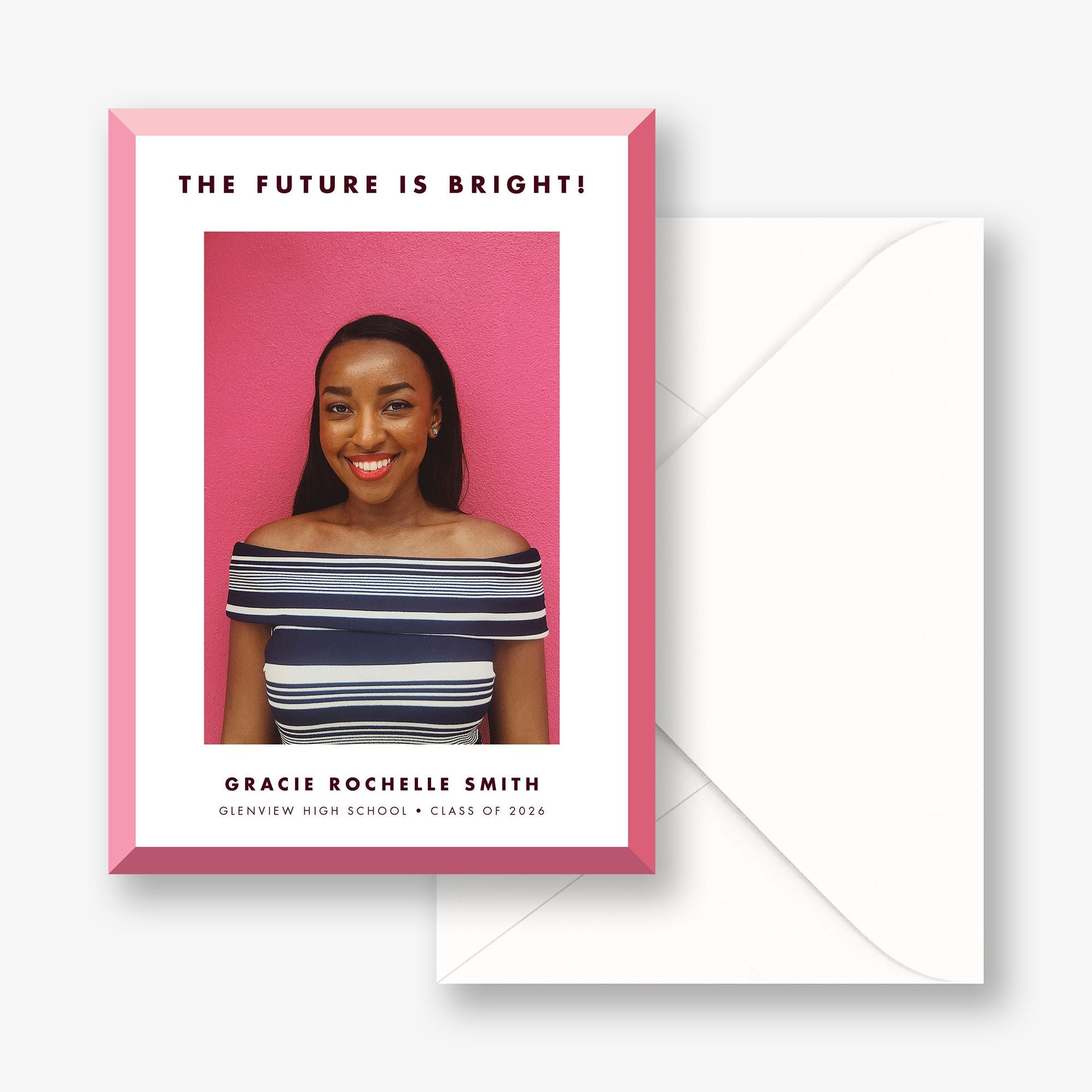 Mod Bevel Photo Graduation Announcement - Image 8