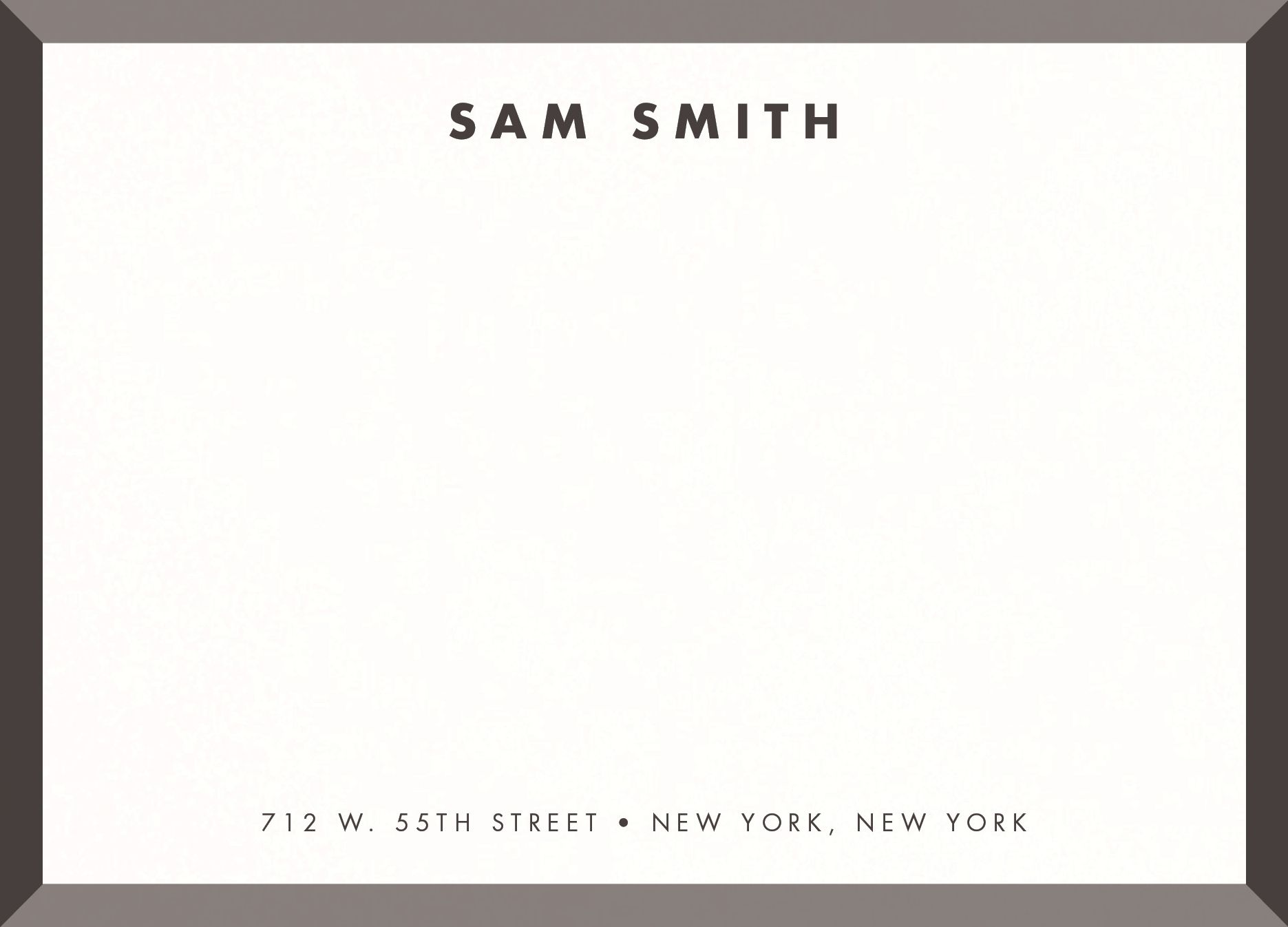 Mod Bevel Border Stationery - Image 2