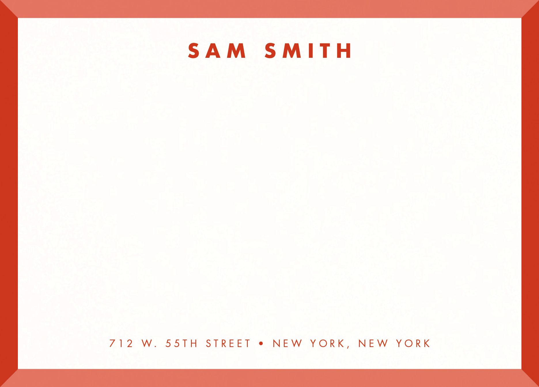 Mod Bevel Border Stationery - Image 3