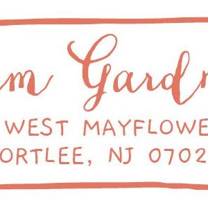 Whimsical Loops Return Address Label