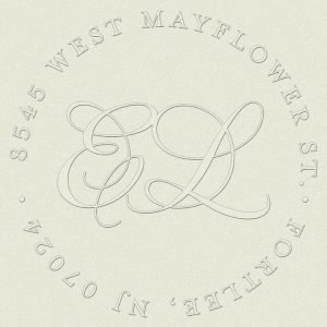 Script Monogram Custom Embosser