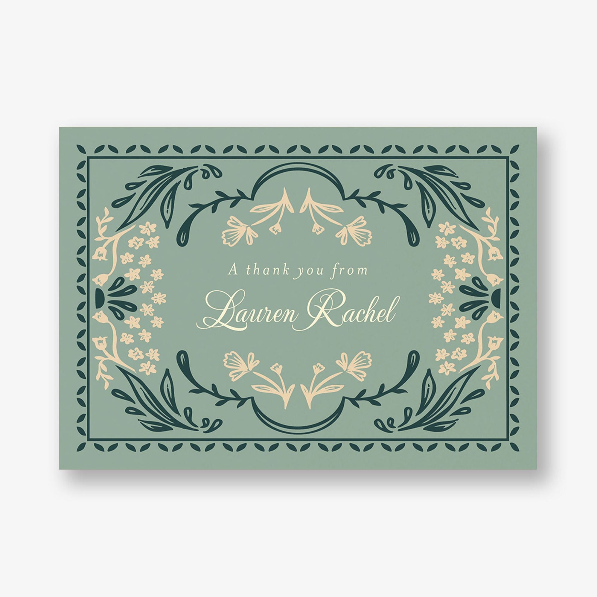 Folk Floral Bat Mitzvah Stationery - Image 3