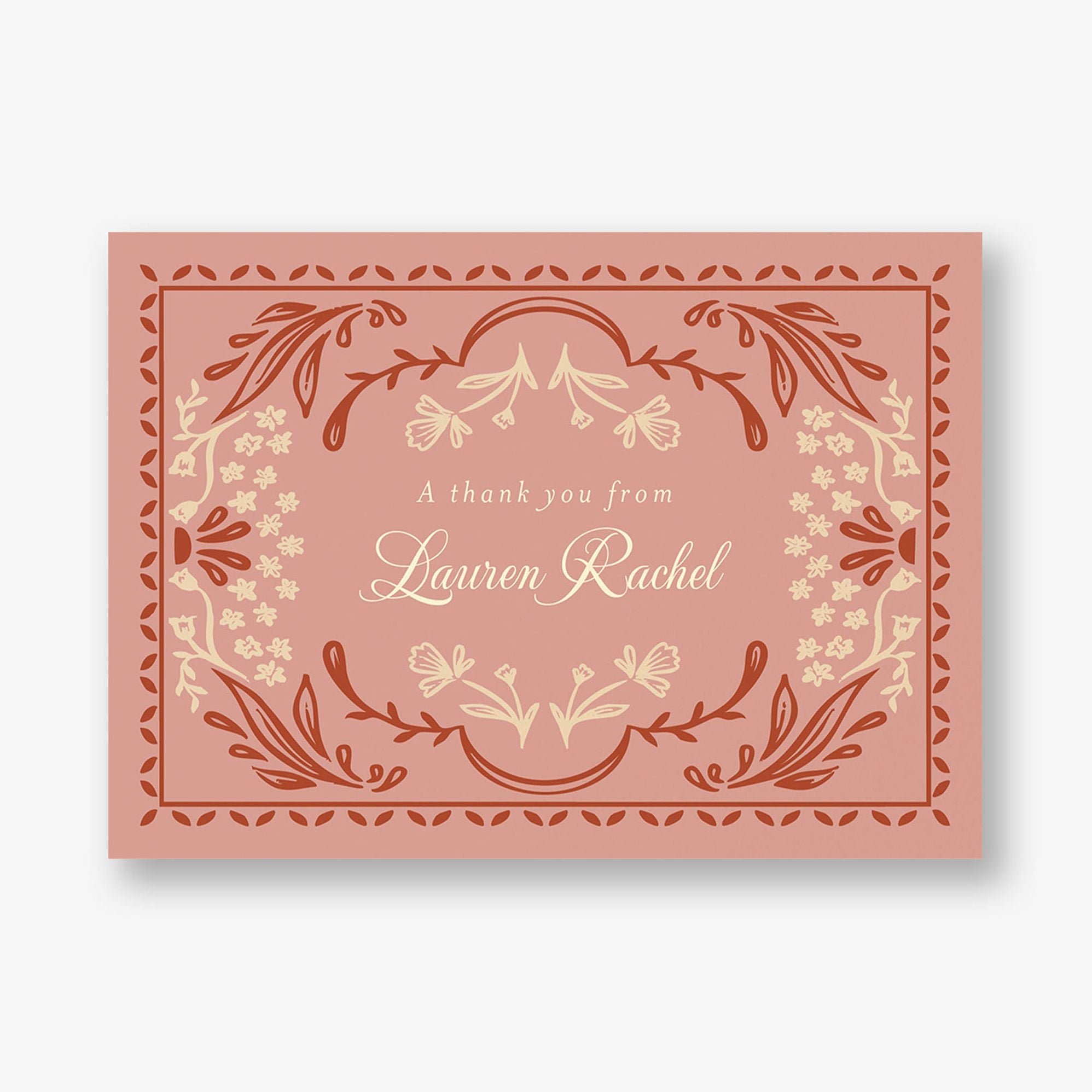 Folk Floral Bat Mitzvah Stationery - Image 7