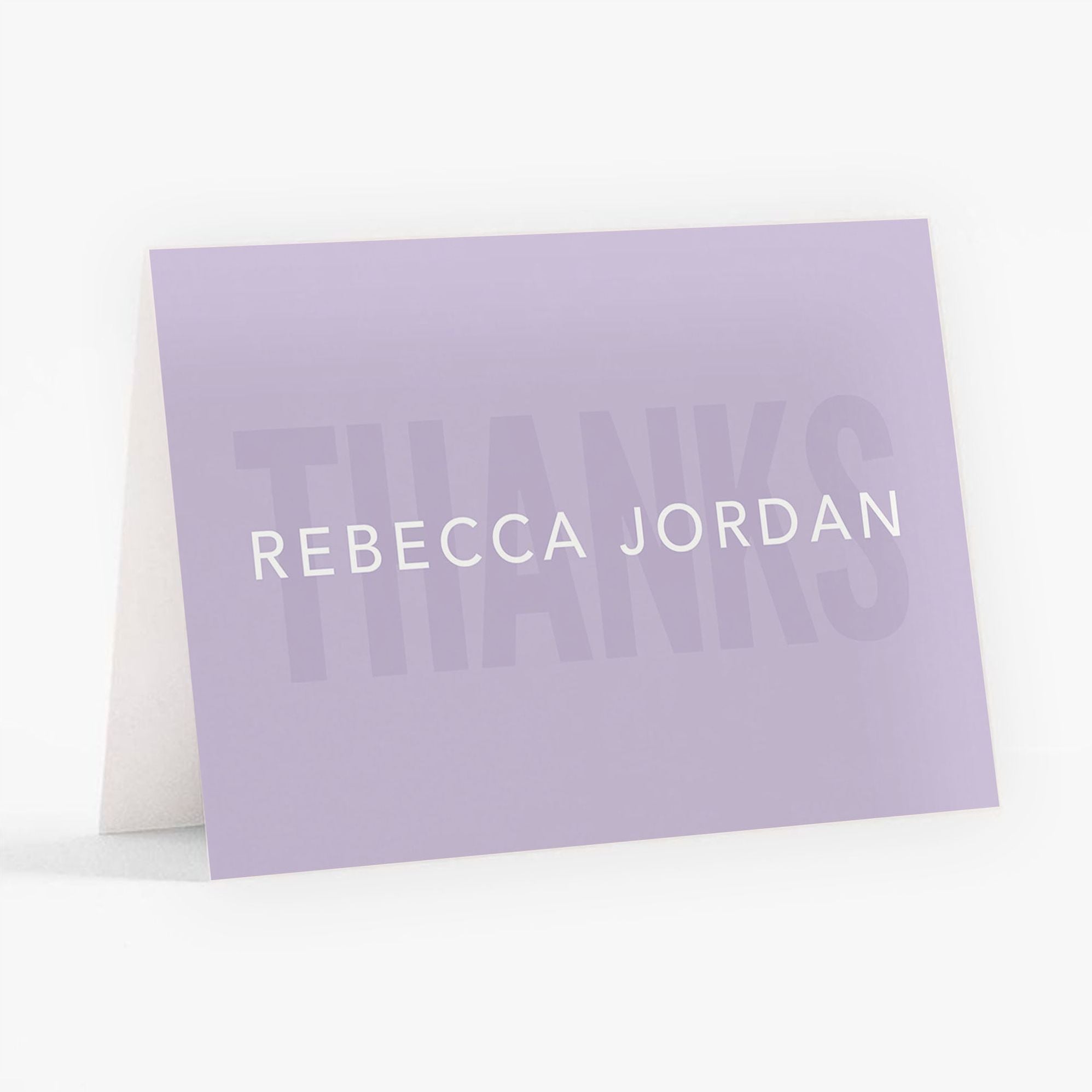 Stacked Type Bat Mitzvah Stationery - Image 2