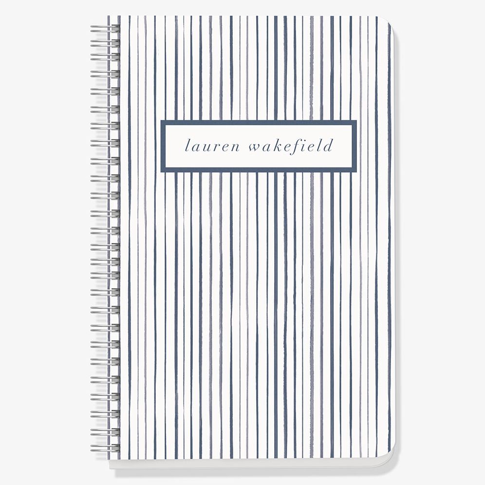 Watercolor Stripes Custom Journal - Image 4