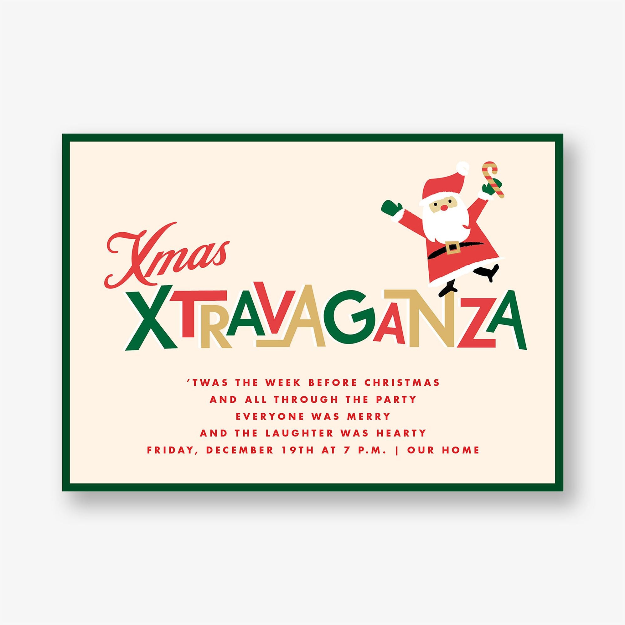 Xmas Xtravaganza Holiday Party Invitation - Image 2