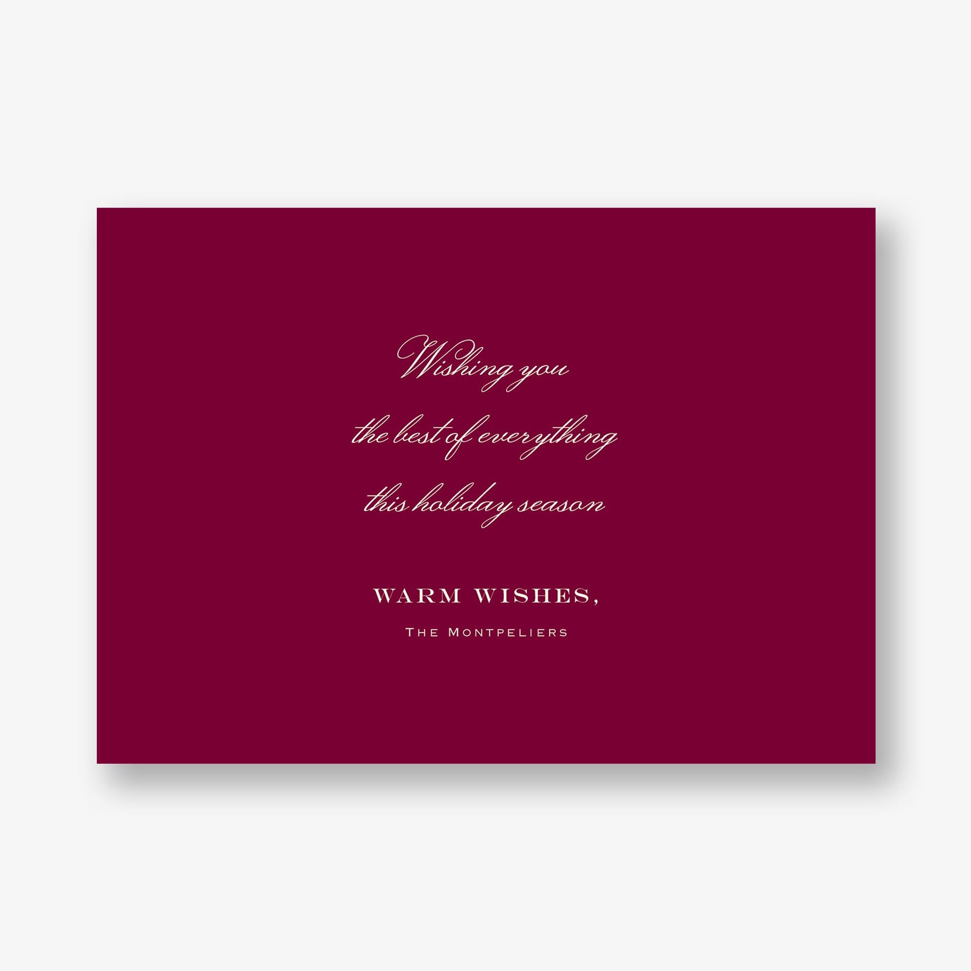 Garnet Tile Frame Holiday Photo Card - Image 2