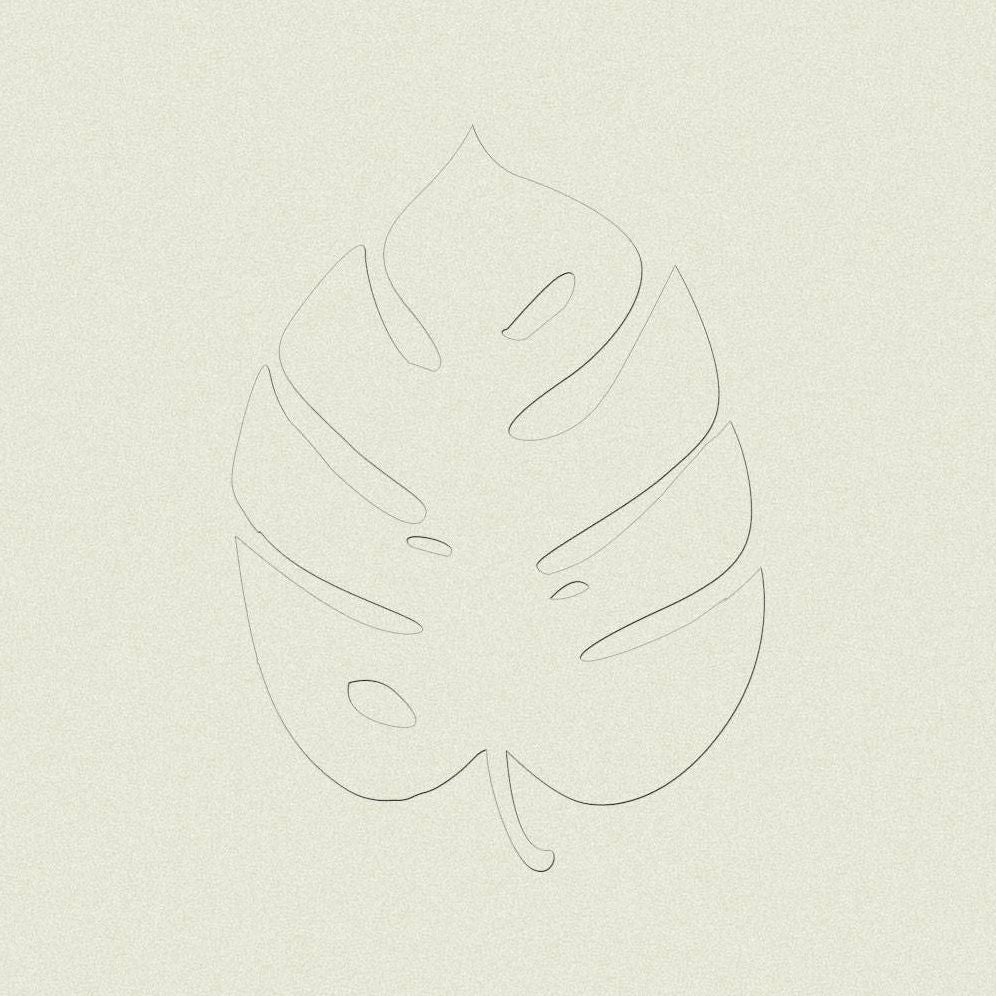 Monstera Embosser Plate