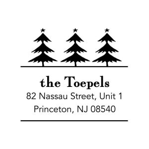 Triple Tree Custom Stamp