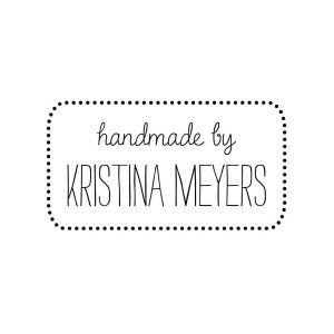 Handmade Dot Border Custom Stamp