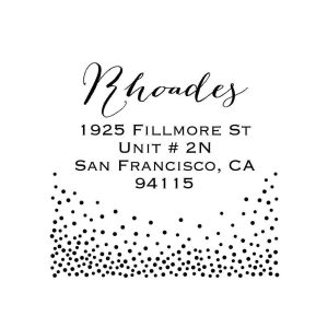 Champagne Custom Stamp