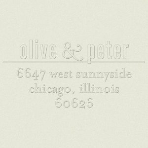 Bold Ampersand Custom Embosser Plate