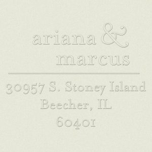 Ampersand Custom Embosser Plate