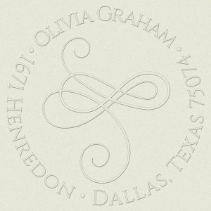 Flourish Custom Embosser Plate