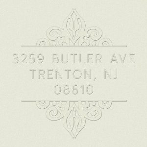 Ornate Custom Embosser Plate