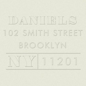 Ticket Custom Embosser Plate