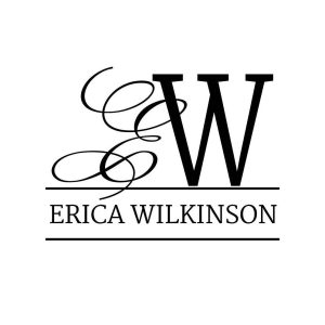 Monogram Over Banner Custom Stamp
