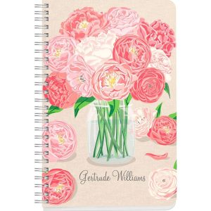 Peonies Custom Journal