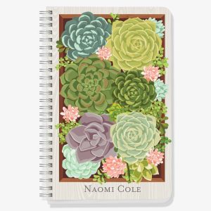Succulents Custom Journal