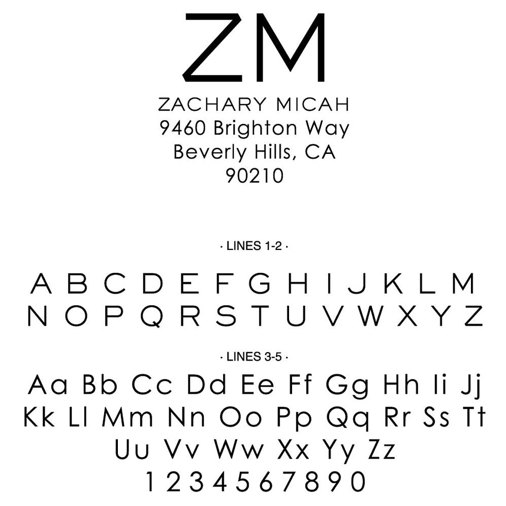 Initials Custom Stamp - Image 2