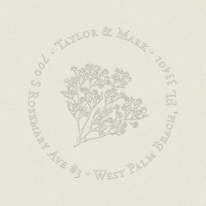 Baby's Breath Custom Embosser Plate