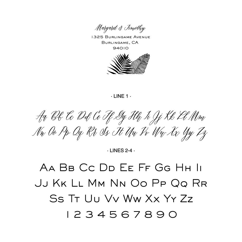 Palms Custom Stamp - Image 2