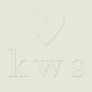 Monogram Heart Custom Embosser Plate