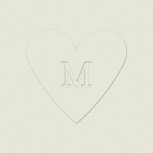 Filled Heart Custom Embosser Plate