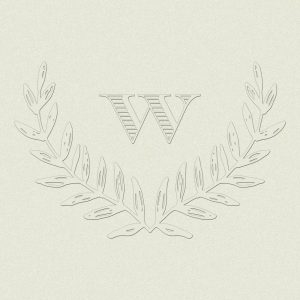 Monogram Laurel Custom Embosser Plate