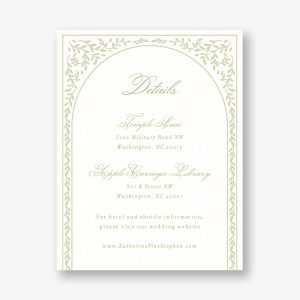 Trellis Vines Information Card