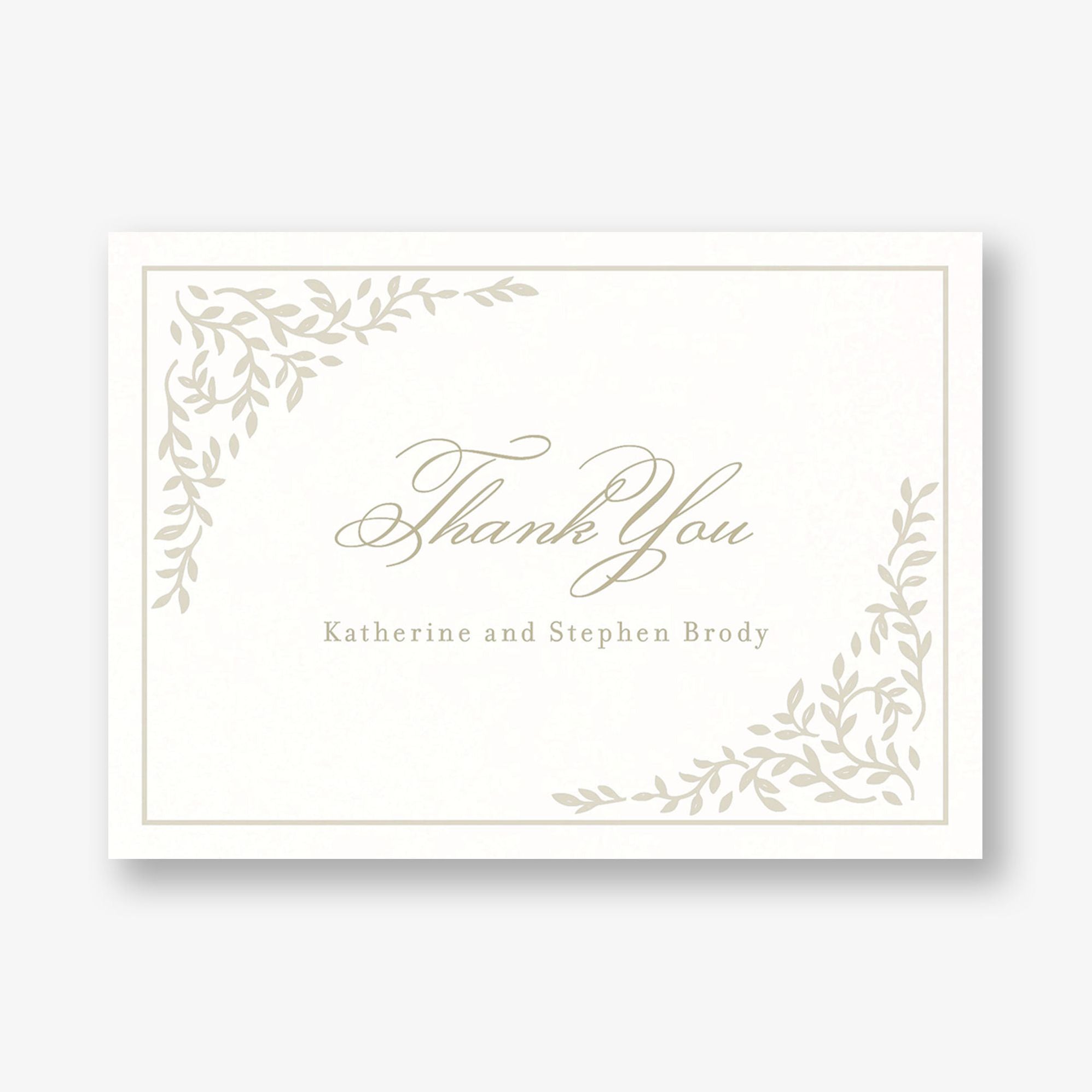 Trellis Vines Thank You Card - Image 3