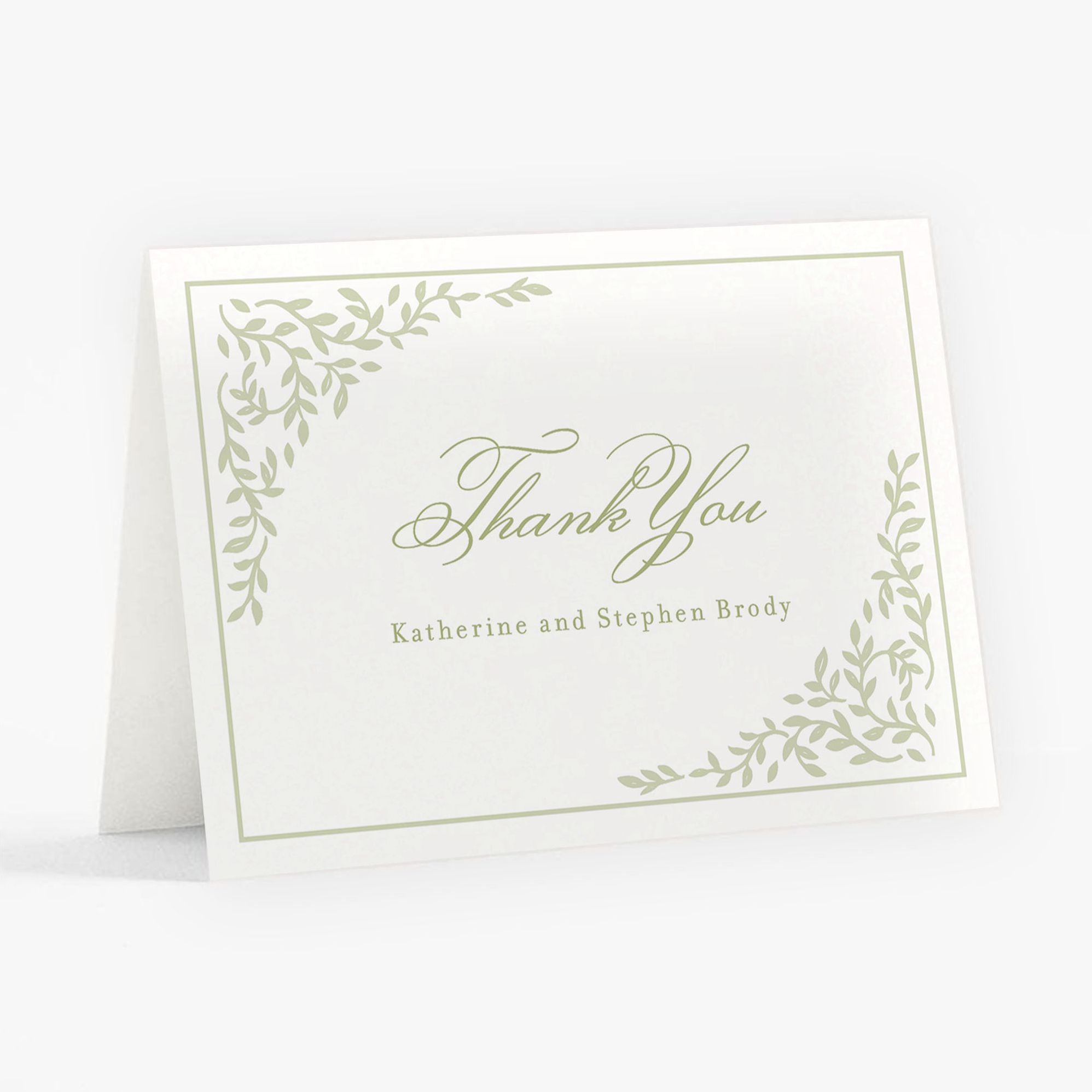 Trellis Vines Thank You Card - Image 4