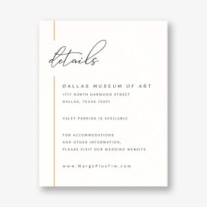 Contemporary Borderline Foil Details Card