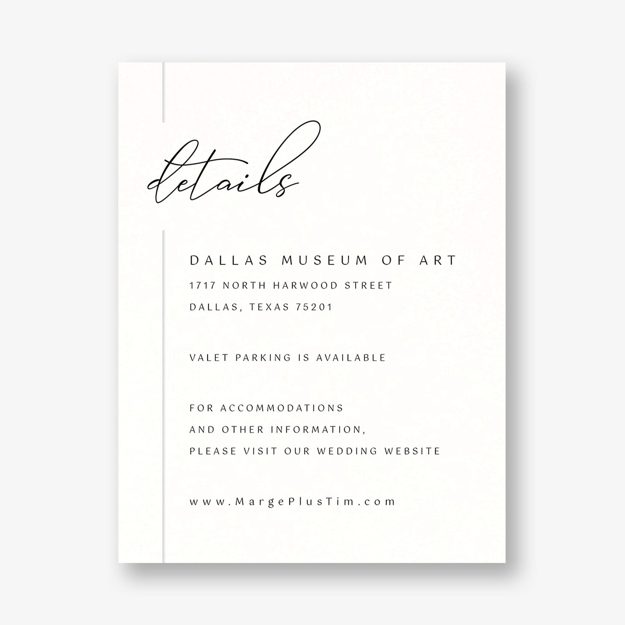 Contemporary Borderline Foil Details Card - Image 3