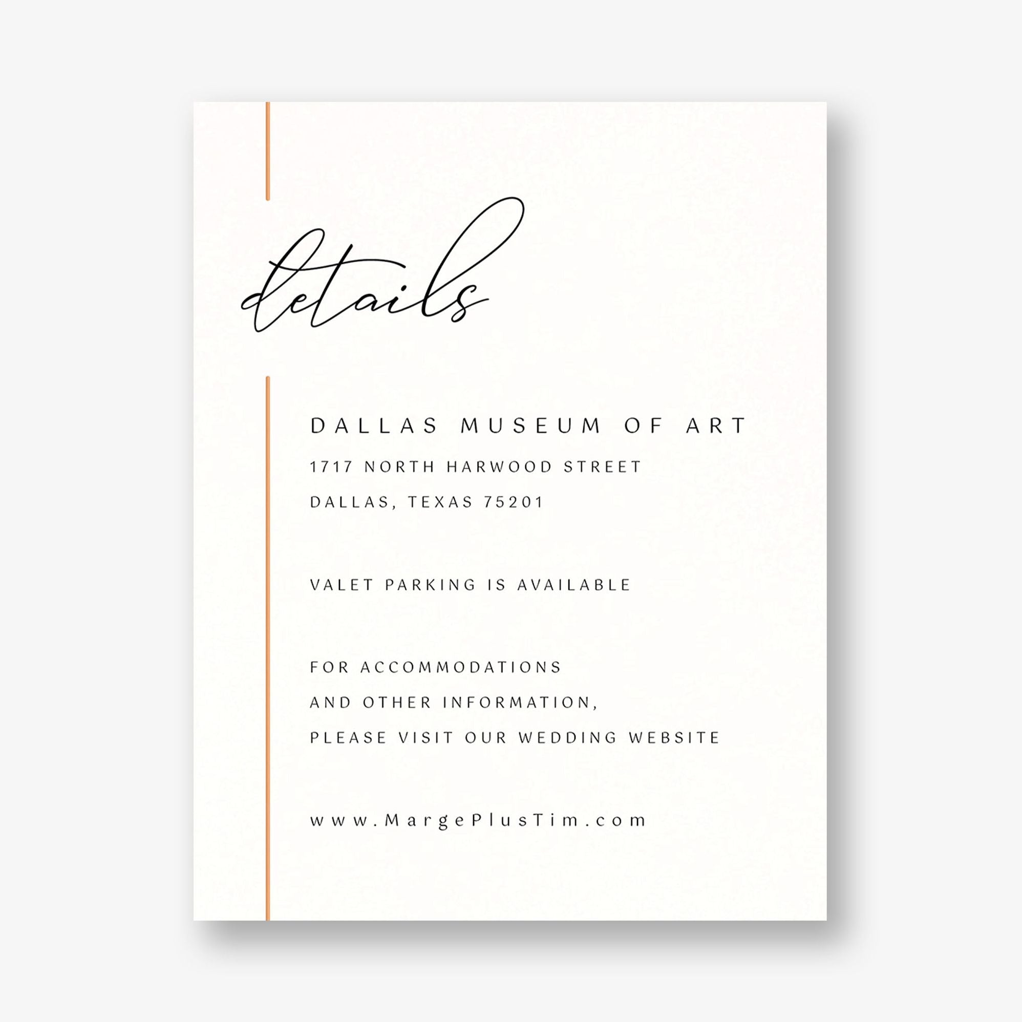 Contemporary Borderline Foil Details Card - Image 2