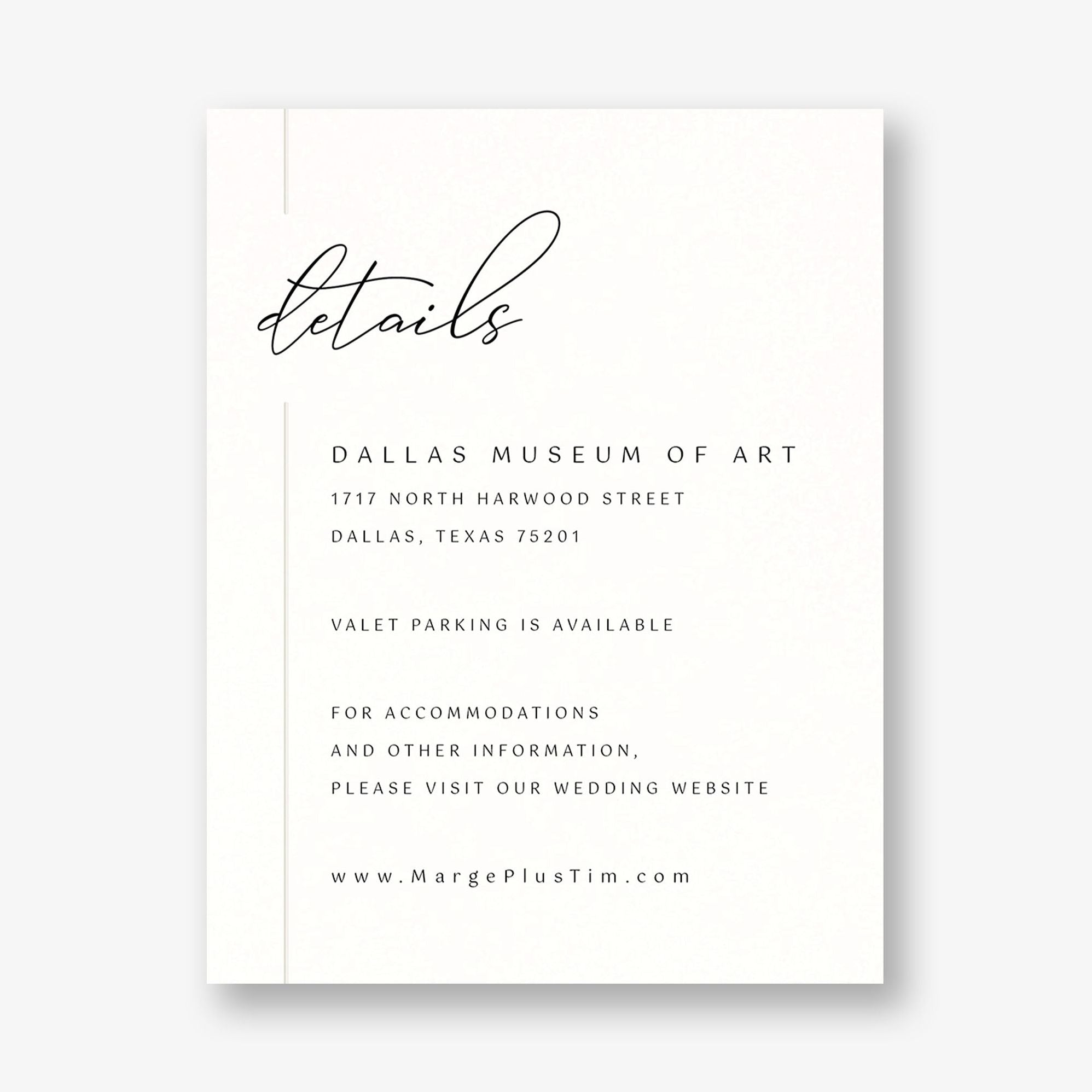 Contemporary Borderline Foil Details Card - Image 4