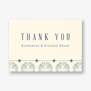 Scalloped Tile Thank You Card