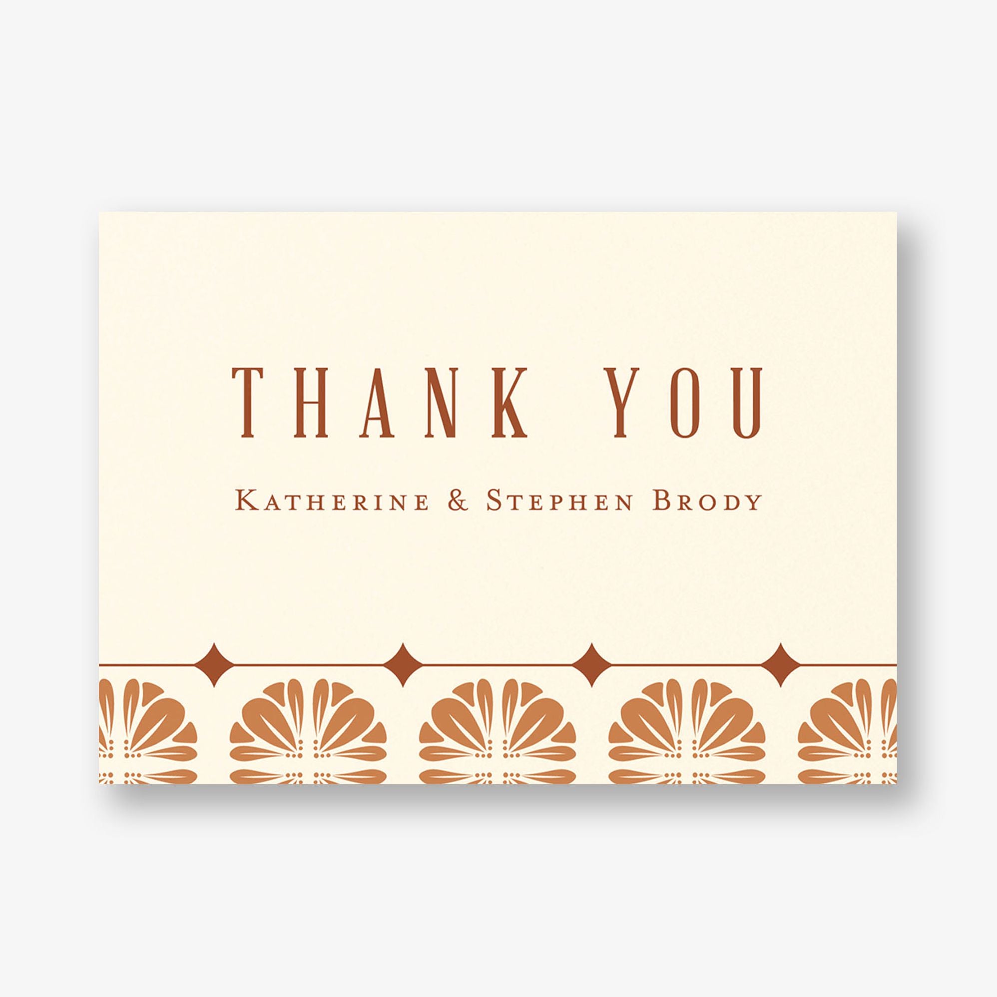 Scalloped Tile Thank You Card - Image 3